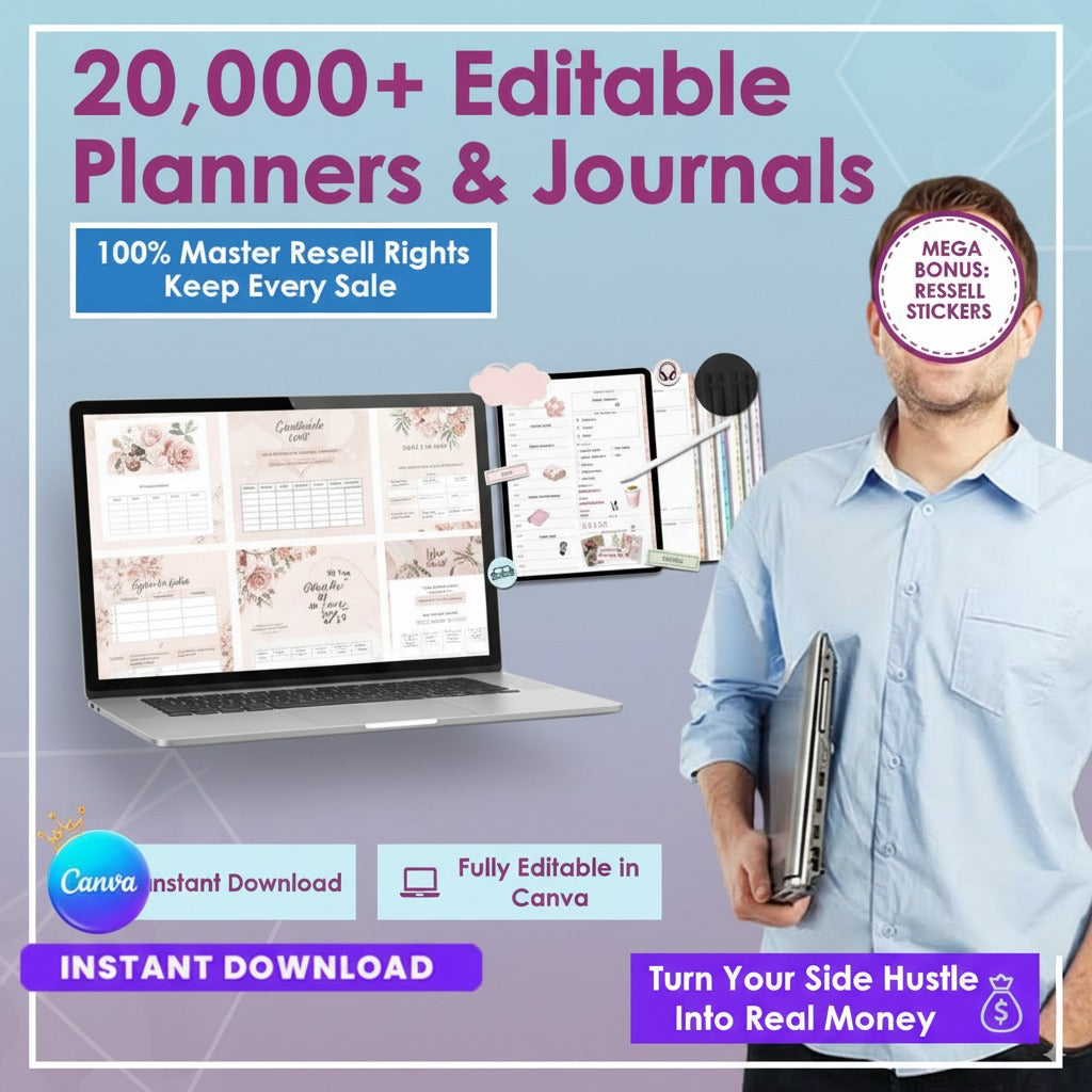 20,000+ Money-Making PLR Planners That Sell Themselves - Your Path to Financial Freedom Starts NOW!