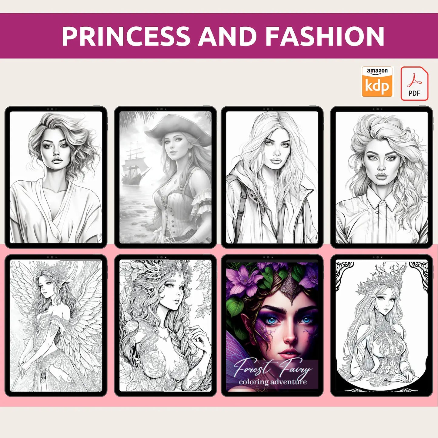 10000+ Pages PLR Coloring Book| KDP Digital Products